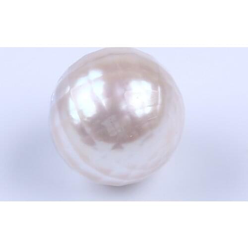 Bulk Wholesale 10.5-11m White Round Freshwater Carved Pearl