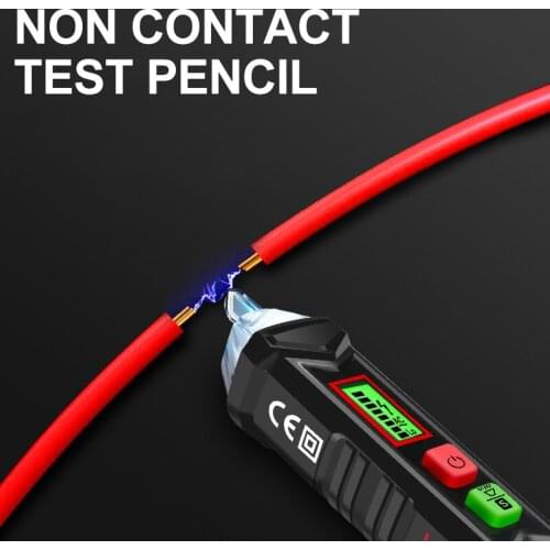 AC Non-contact Voltage Detectors Interlligent Alarm Test Pen LED Light Sensor Tester