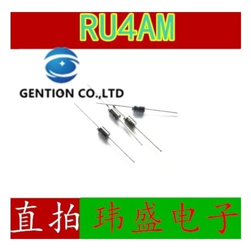20PCS Fast recovery diode rectifier + B RU4 RU4A RU4AM RU4B can be substituted in stock 100% new and original