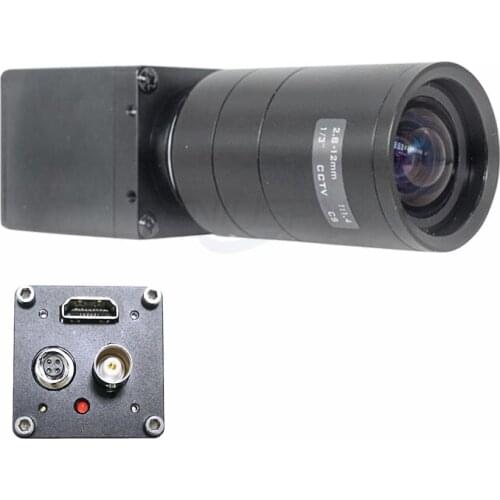 Geniuspy 2.8-12mm Varifocal Lens Mini BOX HDMI 3G SDI 1080P 1/1.8 Sony EX HD-SDI 1080P 1080i 60Fps Box SDI Camera For Industry