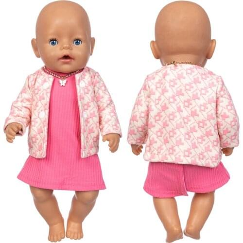 43Cm Baby Doll Rompers 17 Inch Baby Doll Clothes Jump Suiit Toys Wear