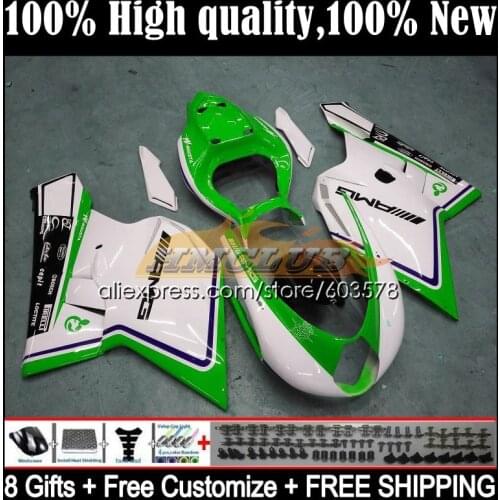 Body For MV Agusta F4 R312 750S 1000 R 750 1000CC Kit 51CL.75 1000R 312 1078 1+1 2005 2006 MA MV F4 05 06 Fairings white green