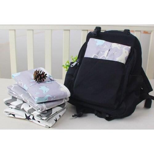97BC Portable Newborn Waterproof Baby Changing Mat Infant Foldable Travel Changing Diaper Nappy Liners Pad