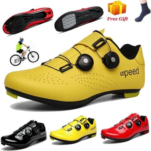 High Quality MTB Cycling Shoes Men Carbon Fiber Road Bike Shoes Racing Bicycle Sneaker Women Self-Locking Cycling Sport Shoes