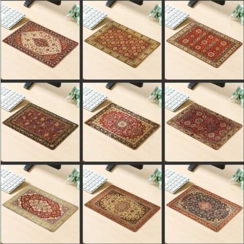 Mairuige Personalized Gaming Mouse Pad Office Computer Keyboard Desk Mat Rubber Non-slip Custom Big Persian Carpet Mouse Pad