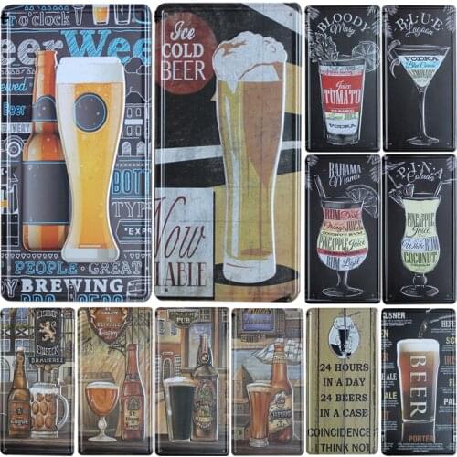 Beer Group Plate Metal Plate Car Number Tin Sign Bar Pub Cafe Home Decor Metal Sign Garage Painting Plaques Sign