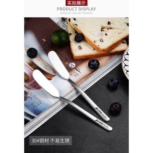 Multifunction Stainless Steel Butter Cutter Knife Cream Knife Western Bread Jam Knife Utensil Knife Tools Kitchen Accessories