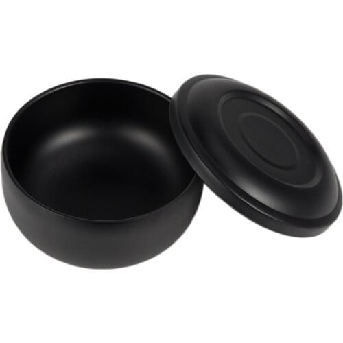 Men Shave Soap Bowl Stainless Thicken Durable Soap Cream Bowl Face Cleansing Soap Shaving Tools