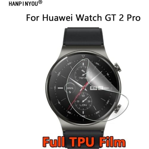 1/10Pcs For Huawei Watch GT 2 Pro / GT2 Pro ECG Clear Full Cover Soft TPU Hydrogel Film Screen Protector -Not Tempered Glass