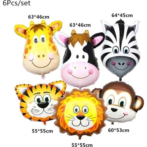 Wild One Birthday Party Decor Disposable Tableware Forest Safari Animal Balloons Kids First 1st Birthday Jungle Party Supplies