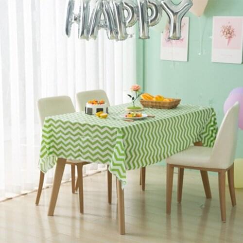 Disposable PEVA Table Cover Party Catering Tablecloth Waterproof Children Birthday Party Disposable Table Cloth Party Decoration