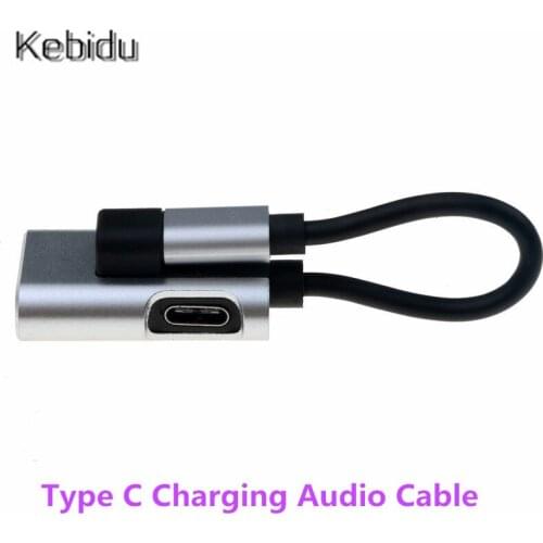 Type C to 3.5mm Earphone Adapter Charger USB C Aux Audio Cable Jack 3.5 Headphone converter for Xiaomi Mi6 Huawei Mate10