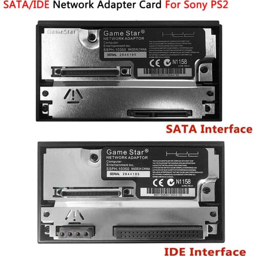 SATA/IDE Interface Network Card For Sony PS2 Game Console 2.5/3.5'' SATA Socket HDD Adapter For Playstation 2 Network Card