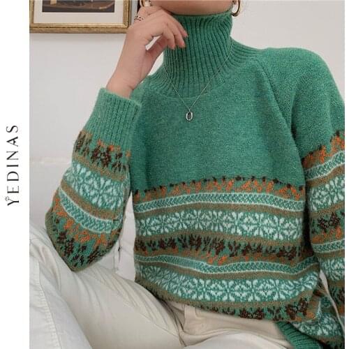 Yedinas Women's Cashmere Pullovers