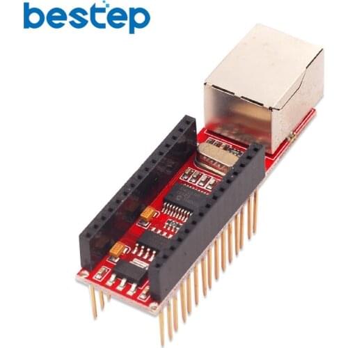 1pcs ENC28J60 Ethernet Shield V1.0 compatible Nano 3.0 RJ45 Webserver Module