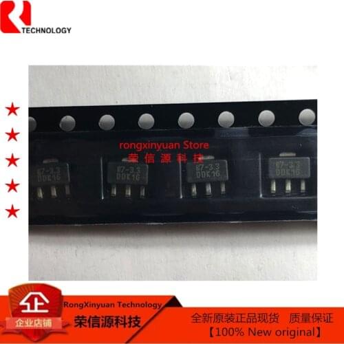 10pcs/lot L1087CG-3.3 L1087C-3.3 Marking: 87-3.3 SOT-89 L1087C L1087 0.8A Fixed Low Dropout Linear Regulator (LDO) New original
