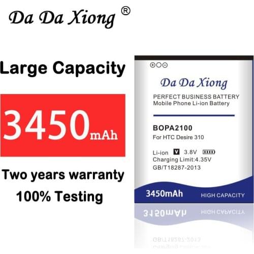 3450mAh BOPA2100 / b0pa2100 Battery for HTC Desire 310 D310T 310W mobile phone Batterie Bateria High Quality