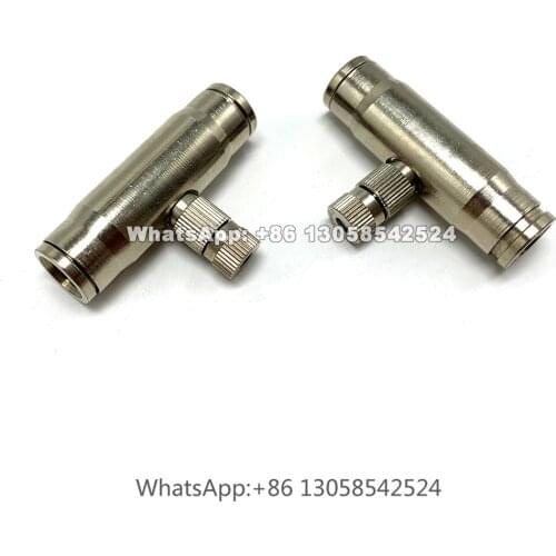 Quick Slip Lock Plastic Tube Connector and Fitting, Mist Nozzle Quick Coupling, Quick Slip Lock Through Single Spray Connector