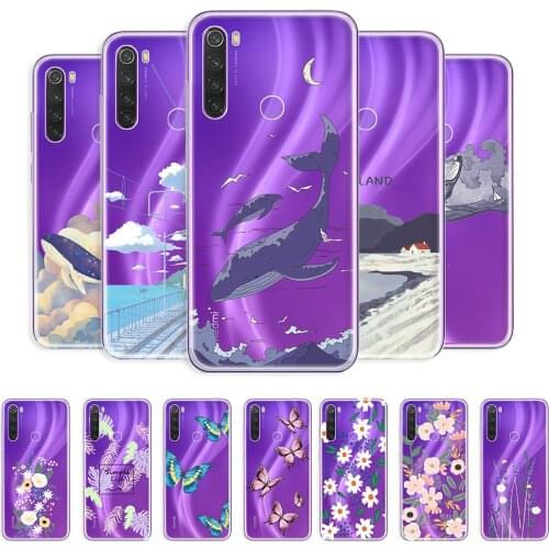 For Redmi Note 8T Case Clear Coque on Redmi Note 8 Transparent Shockproof Case For Xiaomi Redmi Note 8 Pro Protective Phone Case