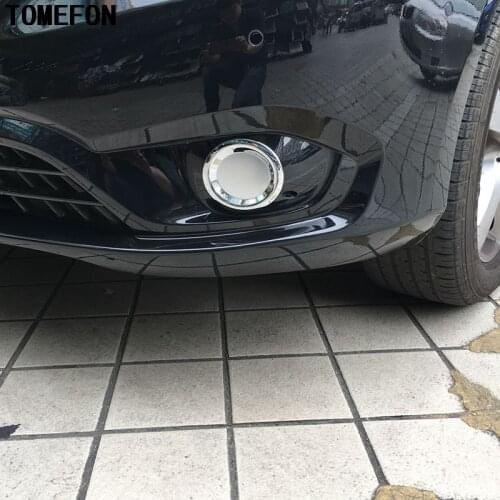 For Mercedes Benz Vito 2014-2016 2017 W447 Chromed ABS Front Fog Lamp Foglight Cover Trim pcs