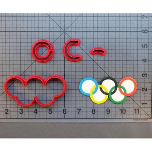 Pastry Mold Cookie Moulds Cookie Cutter Patisserie Christmas Pastry Mold Cake Decorating Tools Kitchenware Olympic Symbol