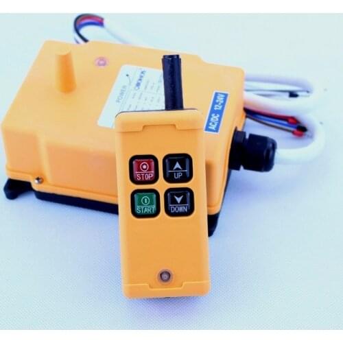 HS-4 4 Channels 1 Speed Control Hoist industrial wireless Crane Radio Remote Control System crane