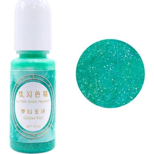 Crystal Epoxy UV Resin Adhesive Dye Pigment Multicolors Flashing Glue Handmade DIY Jewelry Making Crafts