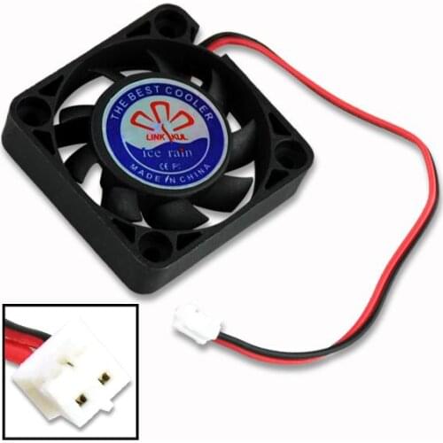YCDC Video Chip Cooler 40mm Cooling Fan DC 12V 4010 Model 2 Pin PC Fan 40x40mm 2 Pin Black Desktop CPU Heatsink Cooler