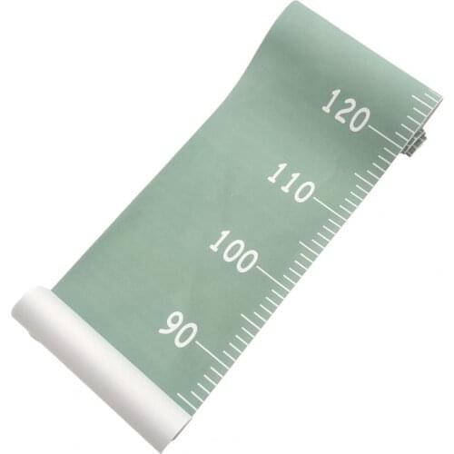 Nordic Children Height Ruler Hanging Growth Chart Removable Nordic Style Solid Color for Living Kids Childrens Room Wall Decor