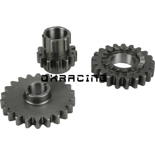 Motorcycle lifan 150cc LF150 Start Gear Bridge Gear Driven Gear Kit For 1P56FMJ Horizontal Kick Starter Engine Parts