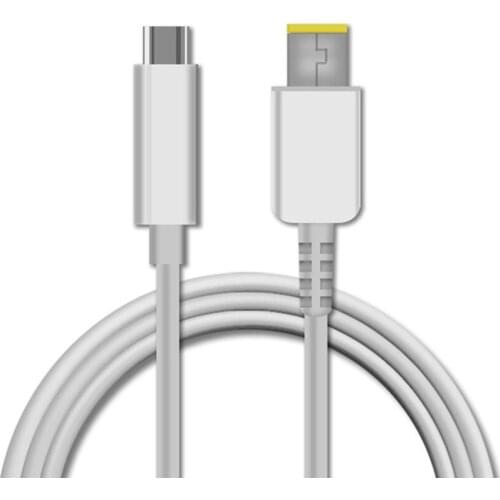 NEW-1.5M Pd Charging Cable Type-C to DC Head Supports PD Power Supply 5A Current 65W Charger Suitable for Lenovo Thinkpad