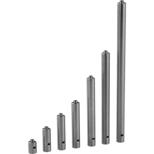 Optical Stainless Steel Support Rod Platform Bench Connecting Rod 12 Diameter M6 Male M6 Female Thread Adapter Rod Bracket