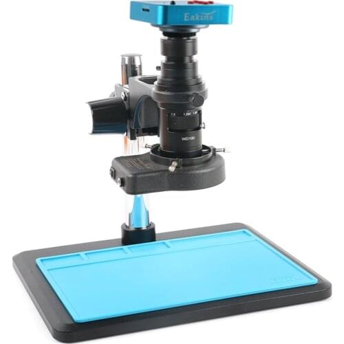 38MP 1080P 60FPS 2K HDMI USB Industrial Video Microscope Camera 200X/500X HD Lens For Lab Phone PCB IC CPU Soldering Repair