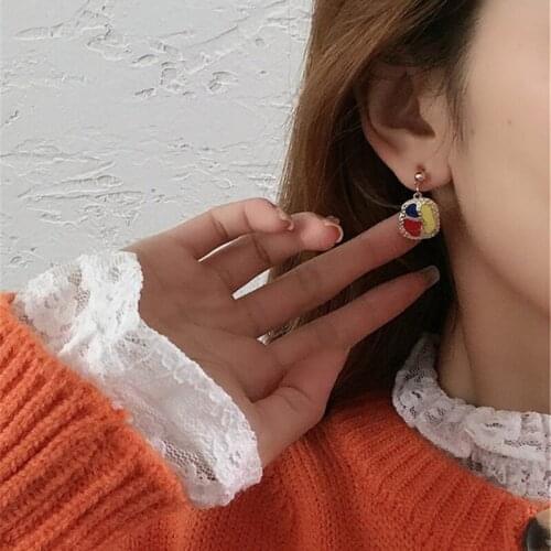 S925 Pin Irregular Geometric Earring Pendant Premium Sense Earring 2021 New Tidal Earring Clip