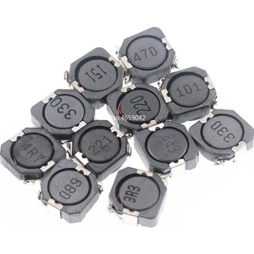 10PCS/lot SMD Power Inductors CDRH104R CD104R 10x10x4MM 10UH 47UH 68UH 100UH 150UH 220UH 330UH