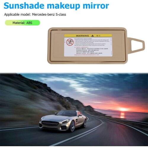 Sun Visor Mirror Replacement Outdoor Personal Car Driver Side Parts Decoration for Mercedes-Benz S-Class W221 06-13