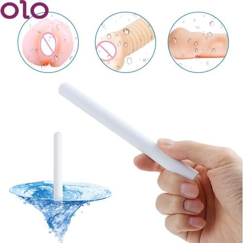 OLO Male Masturbator Cleaning Rod Diatomite Deep Cleaning Water Absorption Rod Masturbation Care Tool Deodorization Drying Rod