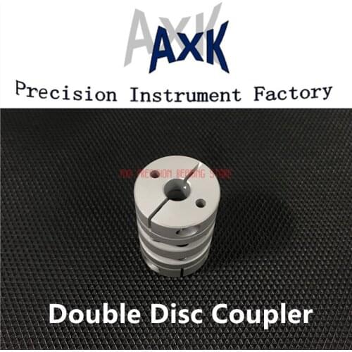 Rodamientos Thrust Bearing Cnc Double Disc Coupling Disk Coupler5mm 6mm 8mm 6.35mm 10mm Shaft Size Diameter 26mm, Length 35mm