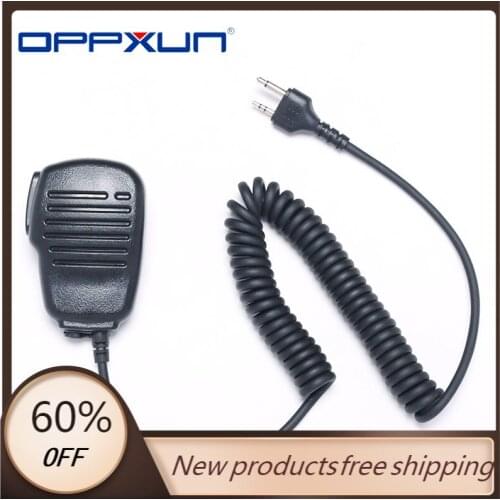 Rainproof Shoulder Remote Speaker Mic Microphone PTT 2pin For Midland Portable Radio GXT550/650 GXT1000 GXT1000VP4 LXT210/216