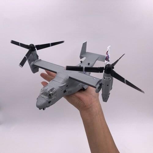 1/72 alloy simulation variable-wing V22 Osprey tilt-rotor transport helicopter amphibious attack fighter aircraft model display