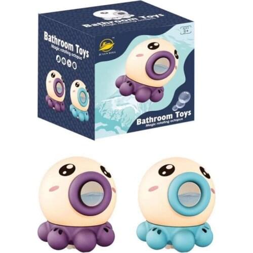 1pcs Children Play Water Toy Octopus Rotary Play Water Fun Sprinkle Gifts For Kid Real Life Bath Bathroom Toddler Toy No Battery