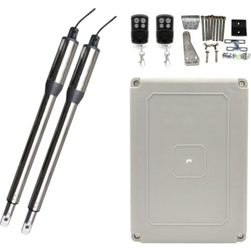 300KG Automatic Electric Double Leaf Swing Door Opener Swing Gate Actuator Operator Arms Drive Courtyard Garage Access Control