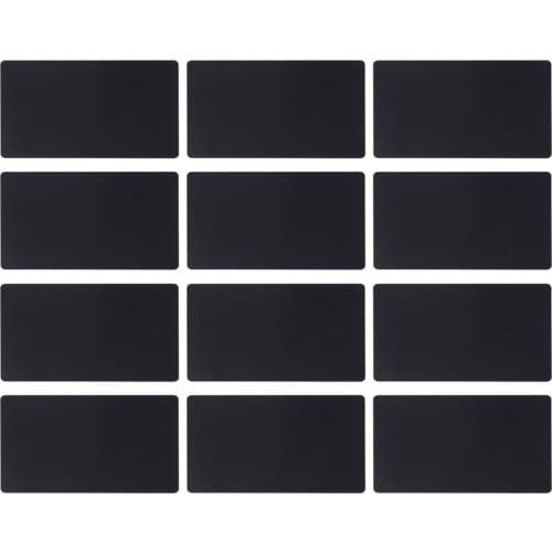 50 Pcs 0.2MM Thin Colored Anodized Aluminum Business Blank Machine Engraver and CNC Engraving Available (Red)