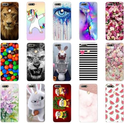S For Huawei Honor 7A pro 5.7"inch AUM-L29 Case Soft Silicon TPU Phone Back cover 360 Protective Case For Huawei Honor7A pro