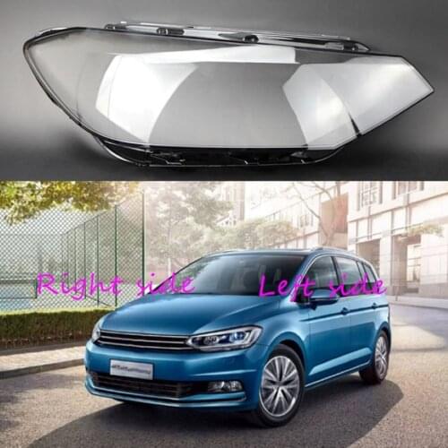 For Volkswagen VW Touran L 2016 2017 2018 2019 Car Headlight cover Headlamp Lens Auto Shell Cover