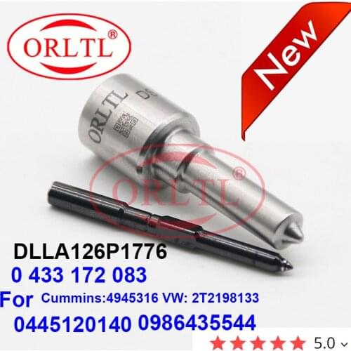 Diesel Fuel Injector Nozzle DLLA126P1776 0 433 172 083 for 0445120140 0 445 120 140 0986435544 Cummins:4945316 VW: 2T2198133