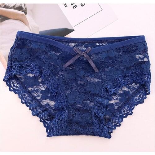 Lace Underwear Women Panties Girls Cotton Briefs Tanga Cute Thong Panty For Women Transparent Underwear Calcinhas Sexy Lingeries