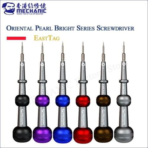 Mechanic Easttag Oriental Pearl Bright Series Magnetic Screwdriver for iPhone Huawei Android Cellphone Disassembly Repair Tools