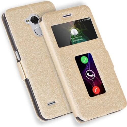 Open window leather case For ZTE Blade A2 Phone Case cover BV0720 capas shell For ZTE BladeA2 flip case back cover case fundas
