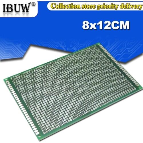 1PCS Electronic 8x12cm 9x15cm PCB Board Diy Universal Printed Circuit Board Double Side Prototyping PCB For Arduino 8*12 9*15CM